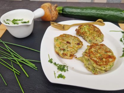 Zwiebel-Zucchini-Laibchen