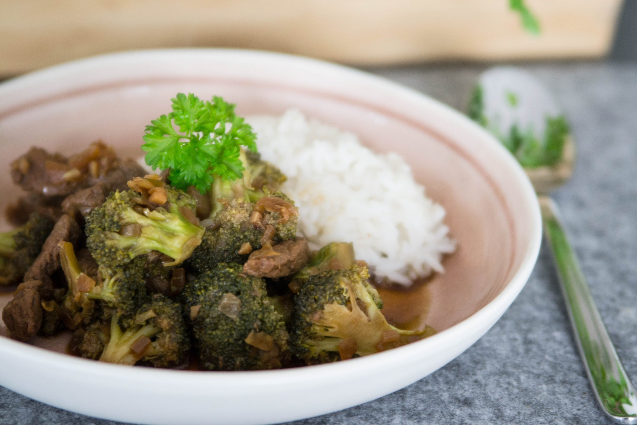 Rindfleisch mit Broccoli express