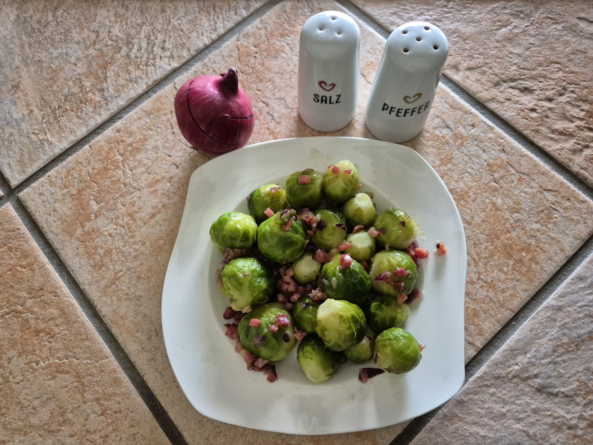 Sprossenkohl-Speck-Pfanne