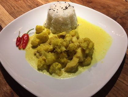 Fisch-Curry mit Karfiol