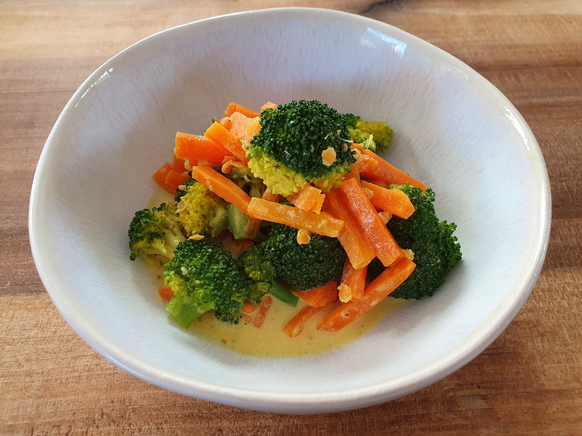 Broccoli-Linsen-Curry