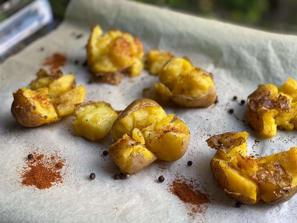 Quetschkartoffeln aus dem Ofen
