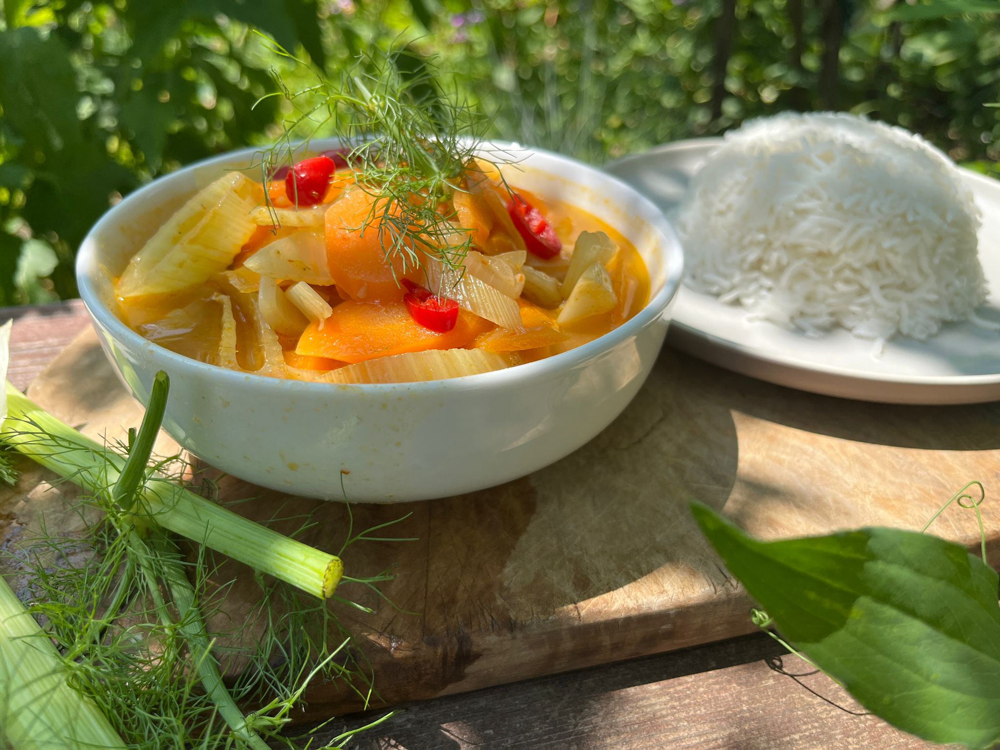 Fenchel-Karotten-Curry mit Kokosmilch