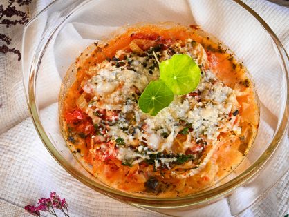 Fenchel-Gratin mit Tomaten und Parmesan