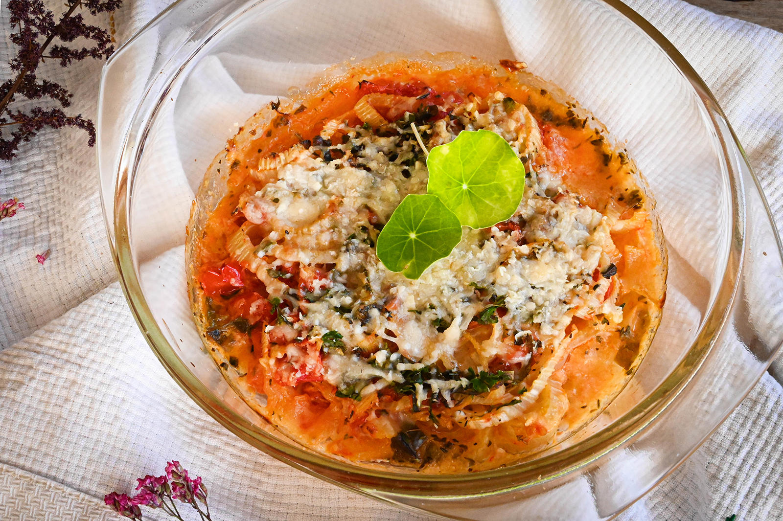 Fenchel-Gratin mit Tomaten und Parmesan