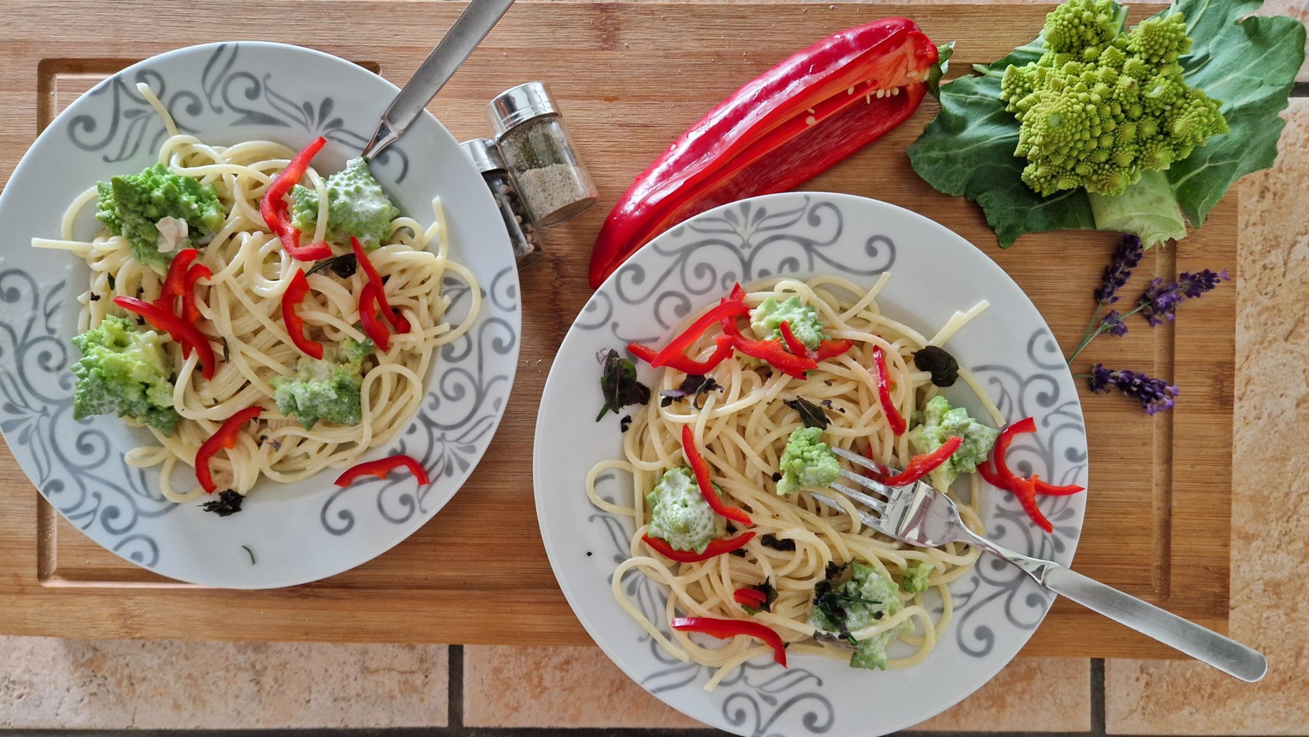 Pasta mit Romanesco und Gorgonzola