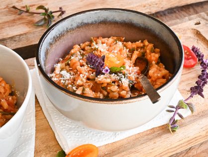 Mangold-Tomaten-Risotto