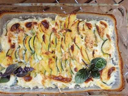 Kartoffel-Zucchini-Gratin