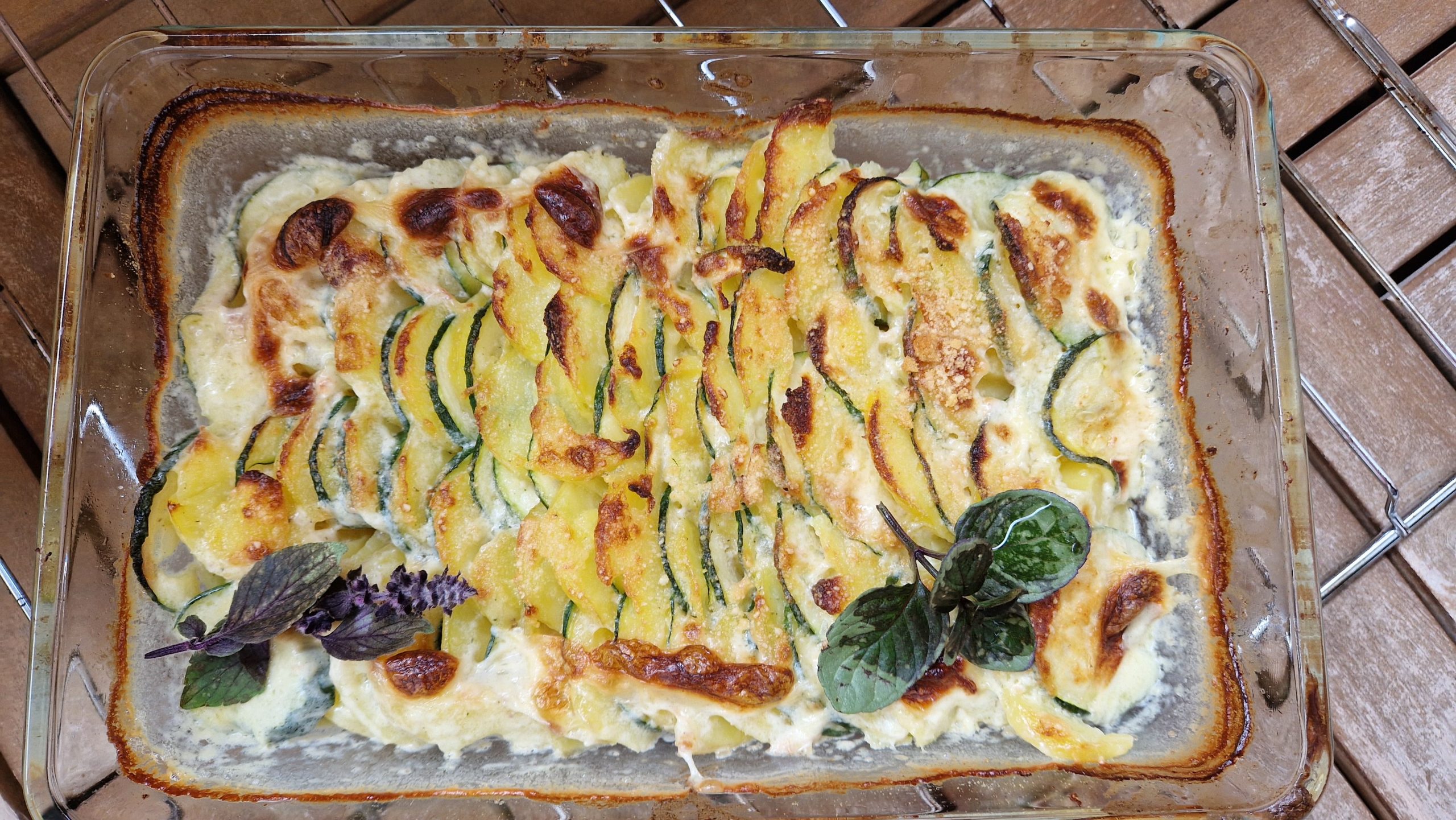 Kartoffel-Zucchini-Gratin