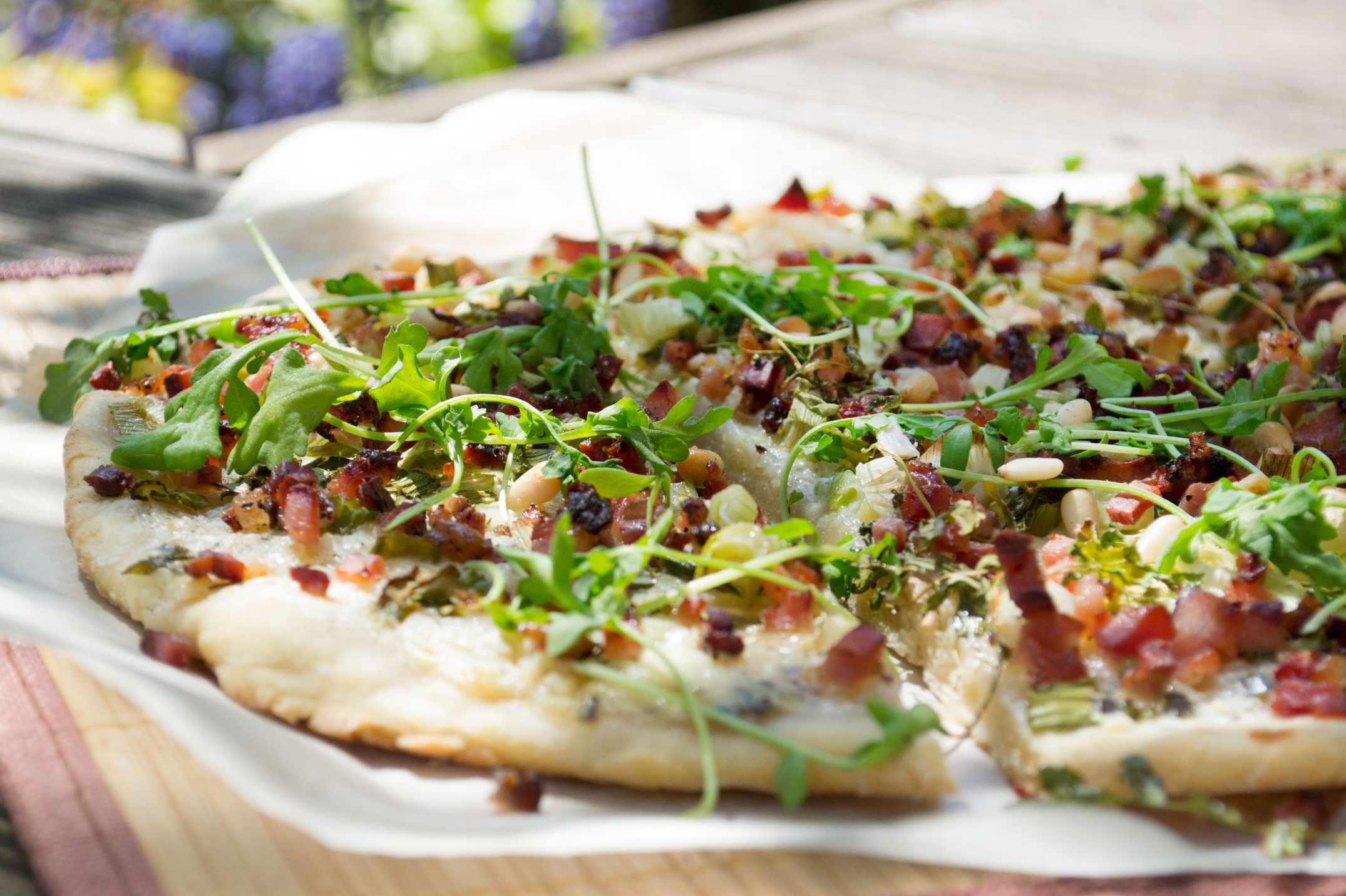 Flammkuchen pikant