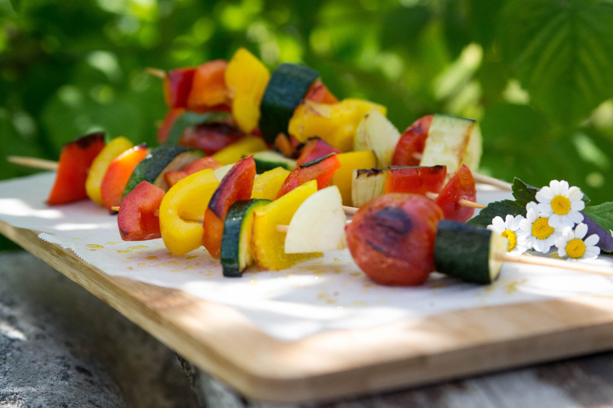 Gemüse-Grill-Spießchen