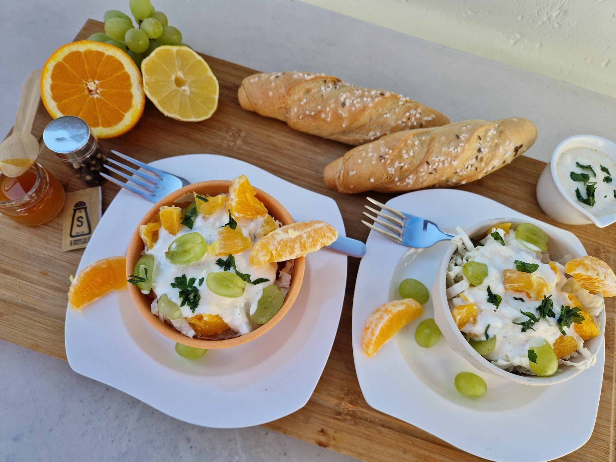 Chinakohl-Obst-Salat