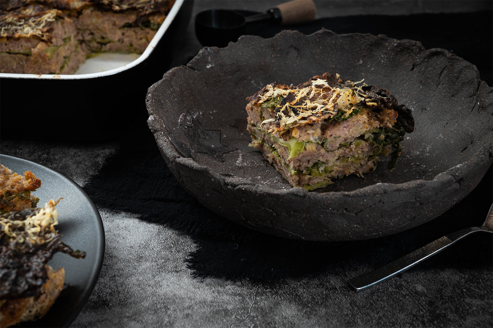 Grünkohlauflauf mit Faschiertem