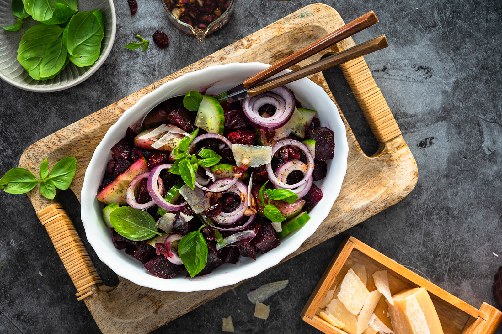 Sommerlicher Rohnensalat